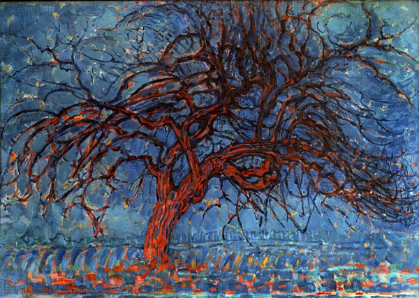 Mondrian, L'Arbre rouge