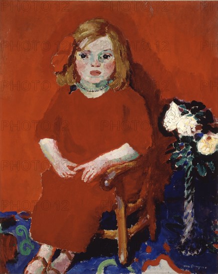 Van Dongen, Young girl in red costume