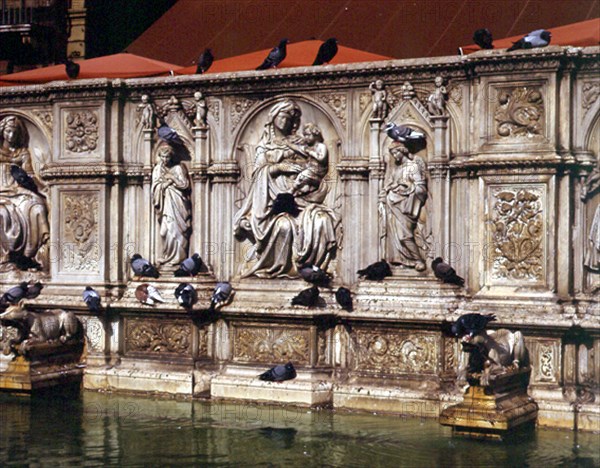 PLAZA DEL CAMPO:FUENTE GAIA CON COPIA DE RELIEVES DELLA QUERCIA,JACOPO
SIENA, EXTERIOR
ITALIA
This image is not downloadable. Contact us for the high res.