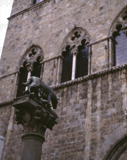 ESCULTURA DE LA LOBA CAPITOLINA CON ROMULO Y REMO
SIENA, EXTERIOR
ITALIA

This image is not downloadable. Contact us for the high res.