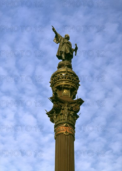 BUIGAS MONRAVA GAIETA 1851/1919
MONUMENTO A COLON-DET MITAD SUPERIOR 1886
BARCELONA, EXTERIOR
BARCELONA