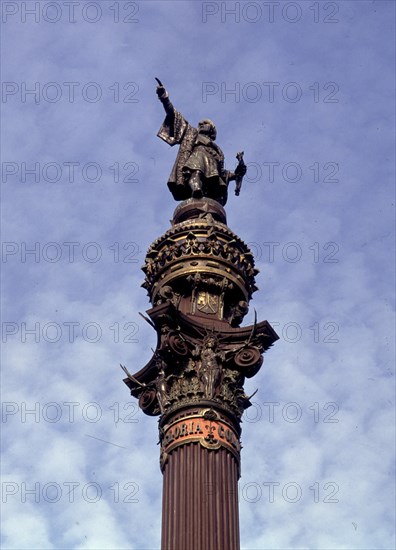 BUIGAS MONRAVA GAIETA 1851/1919
MONUMENTO A COLON-DET PARTE SUPERIOR 1886
BARCELONA, EXTERIOR
BARCELONA