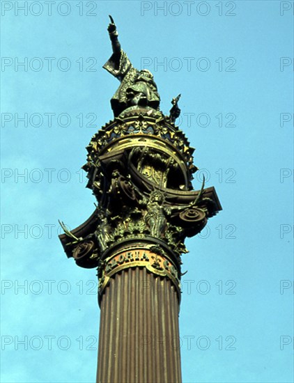 BUIGAS MONRAVA GAIETA 1851/1919
MONUMENTO A COLON-DET PARTE SUPERIOR 1886
BARCELONA, EXTERIOR
BARCELONA