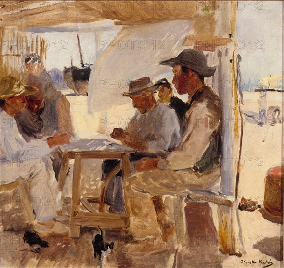 Sorolla, Card players