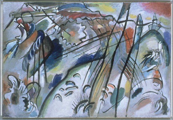 KANDINSKY WASSILY 1866/1944
*IMPROVISACION 28-(SEGUNDA VERSION) 1912 OLEO/LIENZO.113 X 158 CM
BILBAO, MUSEO GUGGENHEIM
VIZCAYA