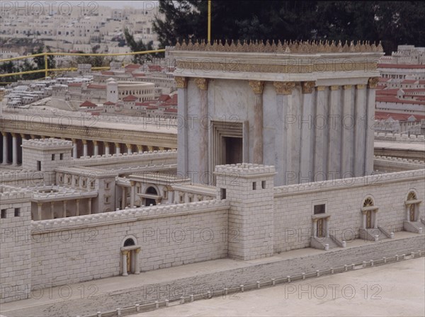 TEMPLO DE HERODES-RECONSTRUCCION REALIZADA DEL 25 AL 13 AC
JERUSALEN, MAQUETA DE JERUSALEN
ISRAEL

This image is not downloadable. Contact us for the high res.