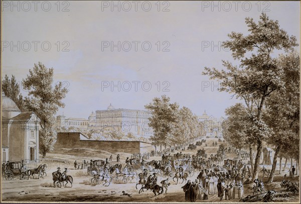 ANONIMO FRANCES
VISTA DE LA FLORIDA EN MADRID-DIUJO A PLUMILLA Y AGUADA
MADRID, COLECCION SALDAÑA SUANZES
MADRID
This image is not downloadable. Contact us for the high res.