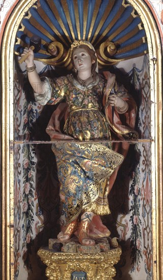 ROLDAN LUISA ATRIB(ROLDANA)
ESCULTURA-MUJER FUERTE DE LA BIBLIA"JAEL"MADERA Y OTROS MATERIALES POLICROMADOS 1736
GUADALUPE, MONASTERIO
CACERES
This image is not downloadable. Contact us for the high res.