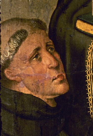 Torquemada (detail of the Virgin of The Catholic Kings)