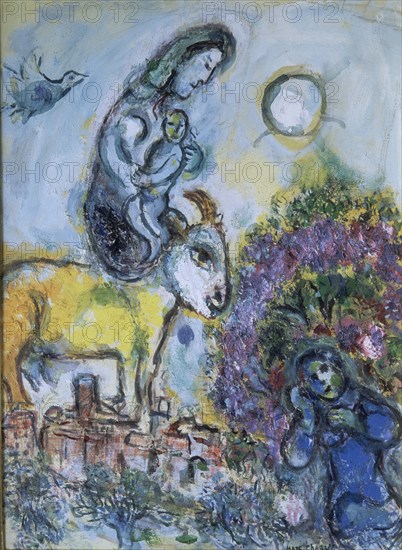 Chagall, Maternité à la chèvre d'or