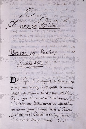 "LIBRO DE VATIDAS"(CARLOS IV) FOL 3-"VATIDA DEL PAULAR"
MADRID, PALACIO REAL-BIBLIOTECA
MADRID
This image is not downloadable. Contact us for the high res.