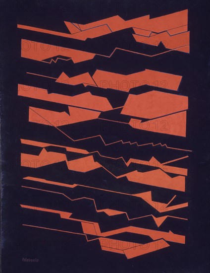 PALAZUELO PABLO 1916-
TRANSVERSAL Nº12 - GOUACHE/PAPEL ARCHES-AGOSTO 1994
MADRID, GALERIA SOLEDAD LORENZO
MADRID