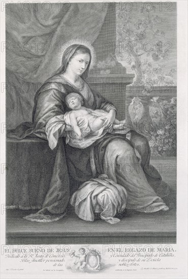 AMETLLER
GRABADO-EL DULCE SUEÑO DE JESUS EN EL REGAZO DE MARIA-1792(PEREDA LO PINTO)
MADRID, COLECCION PARTICULAR
MADRID
This image is not downloadable. Contact us for the high res.