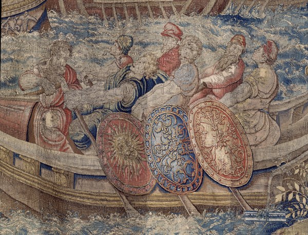 RONDE CORNELIS DE
TAPIZ S XVII-"ENEAS CAMINO DE ITALIA"DET NAVE CON ENEAS-Hª DIDO Y ENEAS-BRUSELAS-SERIE 116-
MADRID, CONGRESO DE LOS DIPUTADOS-TAPICES
MADRID