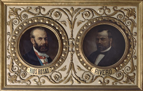 HIRALDEZ ACOSTA/MORERA EMILIO
SALON CONFERENCIAS-MEDALLON-ANTONIO DE LOS RIOS ROSAS Y NICOLAS MARIA RIVERO 1882
MADRID, CONGRESO DE LOS DIPUTADOS-PINTURA
MADRID