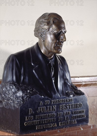 BORRAS ABELLA GABRIEL
BUSTO EN BRONCE DE JULIAN BESTEIRO 1932 (PASILLO ORDEN DEL DIA)
MADRID, CONGRESO DE LOS DIPUTADOS-ESCULTURA
MADRID