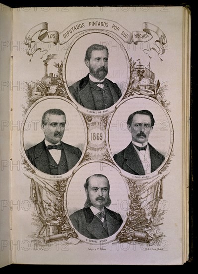 LLANTA B
DIPUTADOS PINTADOS POR SUS HECHOS"NUÑEZ DE ARCE-RUBIO-ROJOS ARIAS-SUAREZ INCLAN CORTES CONSTITUY 186
MADRID, CONGRESO DE LOS DIPUTADOS-BIBLIOTECA
MADRID