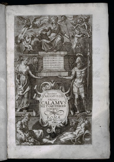 CARAMUEL JUAN 1606/82
"METAMETPIKHN EXHIBENS ROMA AÑO 1662" PAGINA CON GRABADO
MADRID, CONGRESO DE LOS DIPUTADOS-BIBLIOTECA
MADRID

This image is not downloadable. Contact us for the high res.