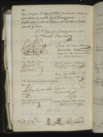 DOCUMENTOS CON FIRMAS DE DIPUTADOS -CADIZ 18/MARZO/1812
MADRID, CONGRESO DE LOS DIPUTADOS-BIBLIOTECA
MADRID
This image is not downloadable. Contact us for the high res.