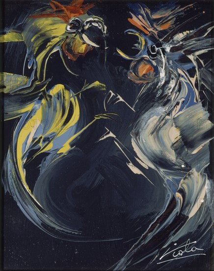 VIOLA MANUEL1919/87
PINTURA-PELEA DE GALLOS
MADRID, SENADO-PINTURA
MADRID
