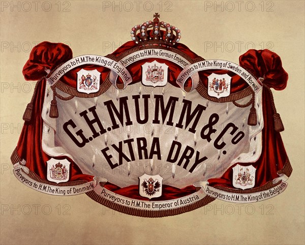 ETIQUETA DE CHAMPAGNE "G.H.MUMM & CO"EXTRA DRY

This image is not downloadable. Contact us for the high res.