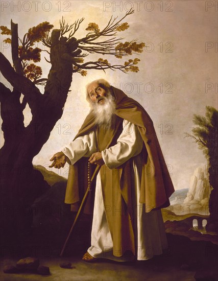 Zurbaran, Saint Antoine le Grand