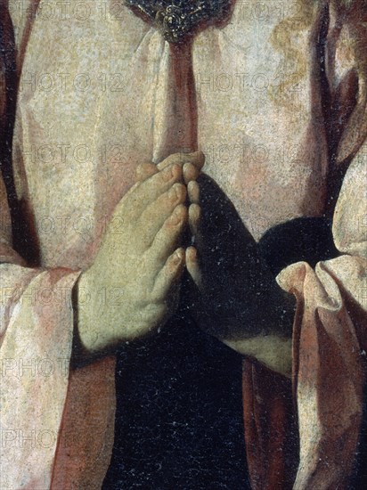 Zurbaran, L'Immaculée (détail de ses mains)