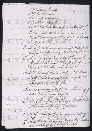 TESTAMENTO DE LA DUQUESA DE ALBA-MARIA DEL PILAR TERESA CAYETANA DE SILVA Y ALVAREZ DE TOLEDO-1803-
MADRID, COLECCION DUQUES DE ALBA
MADRID
This image is not downloadable. Contact us for the high res.