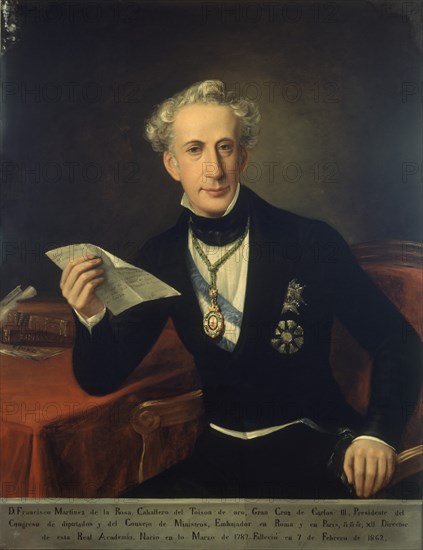 SAAVEDRA ANGEL
FRANCISCO MARTINEZ DE LA ROSA (1787-1862)- DECIMOSEGUNDO DIRECTOR - O/L
MADRID, ACADEMIA DE LA LENGUA
MADRID