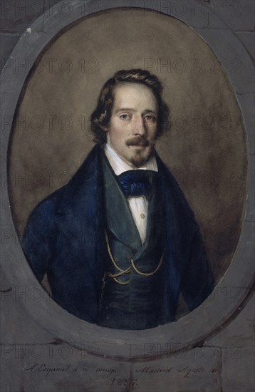 ESQUIVEL ANTONIO MARIA 1806/57
VENTURA DE LA VEGA- ACADEMICO- (1807-1865) - ACUARELA - 1837
MADRID, ACADEMIA DE LA LENGUA
MADRID