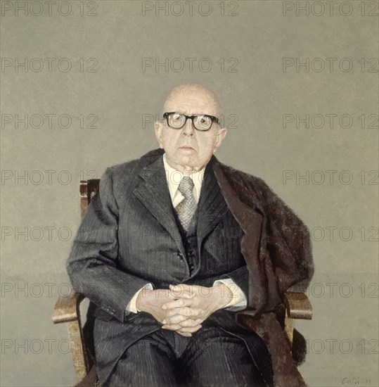 HERNAN CORTES
DAMASO ALONSO Y FERNANDEZ DE LAS REDONDAS (1898-1990) - O/ L  1984.  XXIV DIRECTOR DE LA ACADEMIA
MADRID, ACADEMIA DE LA LENGUA
MADRID

This image is not downloadable. Contact us for the high res.