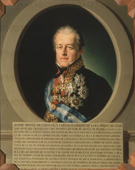 JOSE MIGUEL DE CARVAJAL Y VARGAS (1771-1828)- O/L- DUQUE DE SAN CARLOS -CONDE CASTILLEJOS- DECIMO DI
MADRID, ACADEMIA DE LA LENGUA
MADRID