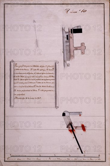 PLANO Y PERFIL DE CAÑAS DE SAN RAMON -1807-
ALMADEN, MINAS DE ALMADEN-ARRAYANES
CIUDAD REAL