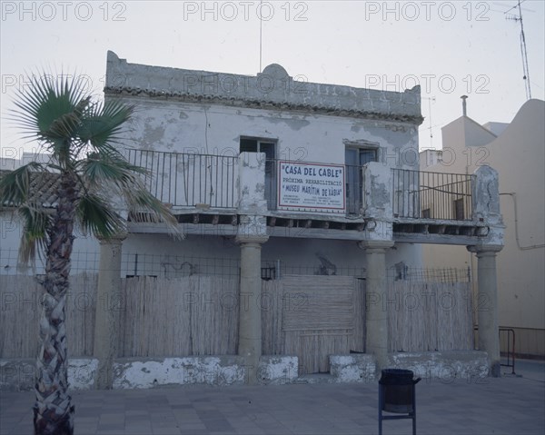 CASA DEL CABLE - CENTRO DE CONEXION CON LAS ISLAS BALEARES - PROXIMO MUSEO MARITIMO-
JAVEA, EXTERIOR
ALICANTE
