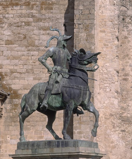 RUMSEY-HARRIMAN
MONUMENTO A FRANCISCO PIZARRO - ESCULTURA ECUESTRE - 1927
TRUJILLO, EXTERIOR
CACERES
