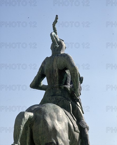 RUMSEY-HARRIMAN
MONUMENTO A FRANCISCO PIZARRO - ESCULTURA ECUESTRE - 1927- (DET PARTE TRASERA)
TRUJILLO, EXTERIOR
CACERES