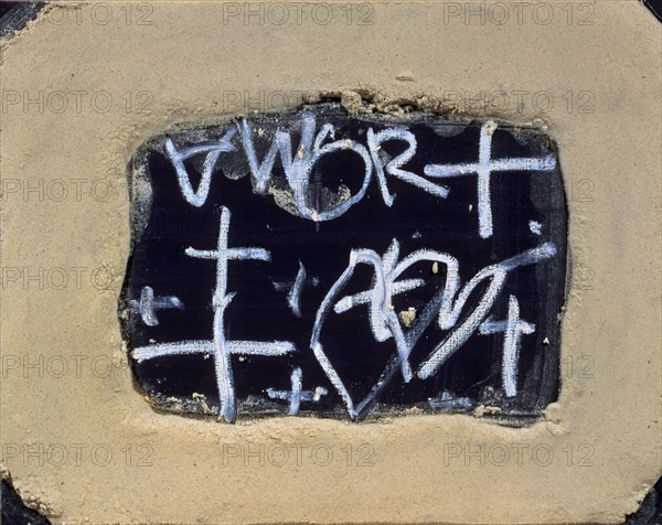TAPIES ANTONI 1923-
AMOR - 1996 - 73 X 92,5 cm - Tec Mixta/Tela
MADRID, GALERIA SOLEDAD LORENZO
MADRID