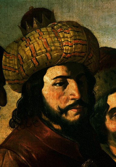 Zurbaran, Martyrdom of James - Herod (detail)