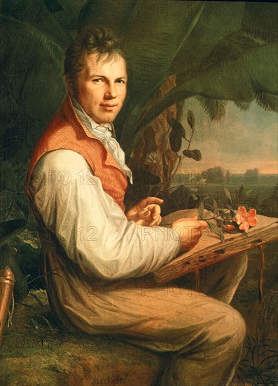 WEITSCH F G
ALEXANDER VON HUMBOLDT EN VENEZUELA A ORILLAS DEL ORINOCO- 1806- ROMANTICISMO ALEMAN
BERLIN, MUSEO STAATLICHE
ALEMANIA