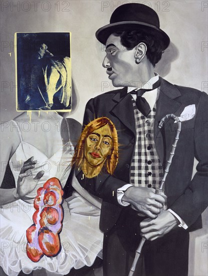 SALLE DAVID 1952-
FARCE - 1992 - 200 X 143 CM - OLEO/ACRILICO/LIENZO
MADRID, GALERIA SOLEDAD LORENZO
MADRID