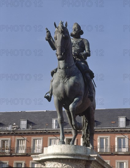 TACCA PIETRO 1577/1640
ESTATUA ECUESTRE DE FELIPE III - 1616
MADRID, PLAZA MAYOR
MADRID