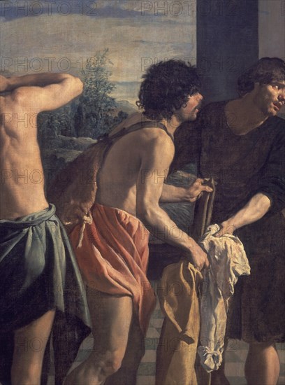 Vélasquez, La tunique de Joseph (détail des frères de Joseph)