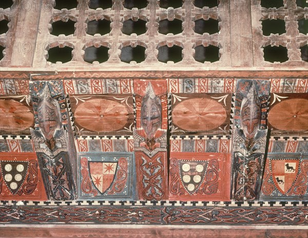 DET- ALFARJE DEL CORO- MADERA POLICROMADA- ARTE MUDEJAR S XIII-XIV
PUEBLA DE CASTRO, IGLESIA DE SAN ROMAN DE CASTRO
HUESCA