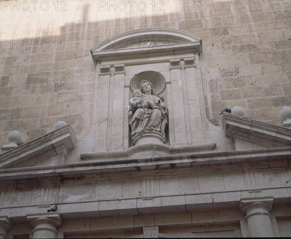 EXTERIOR - DETALLE DE LA HORNACINA DE LA PORTADA LATERAL - S XVII
ALICANTE, COLEGIATA SAN NICOLAS BARI
ALICANTE
This image is not downloadable. Contact us for the high res.