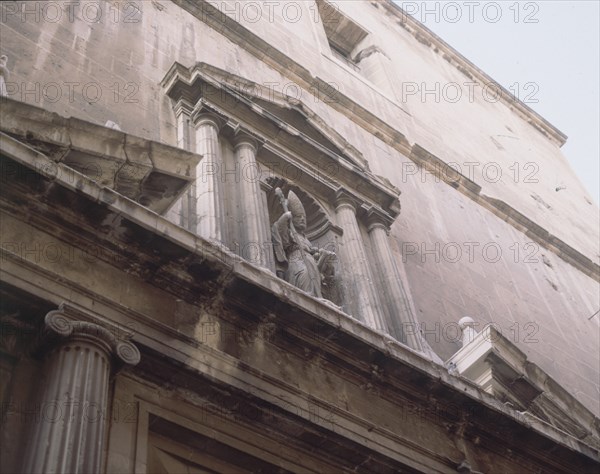 EXTERIOR - DETALLE DE LA HORNACINA DE LA PORTADA PRINCIPAL O DE SAN NICOLAS - S XVII
ALICANTE, COLEGIATA SAN NICOLAS BARI
ALICANTE
This image is not downloadable. Contact us for the high res.