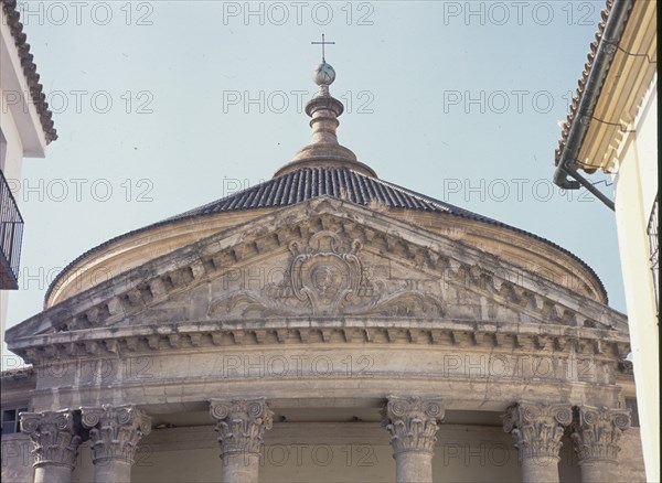 DREVETON BALTASAR
FRONTON CON EL ESCUDO DEL OBISPO PACHECO - 1761-1788- ARQUITECTURA NEOCLASICA
CORDOBA, IGLESIA CONVENTO DE SANTA VICTORIA
CORDOBA