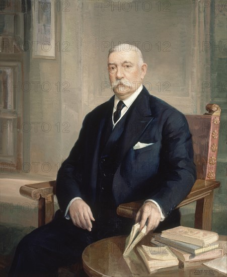 MOISES FDZ DE VILLASANTE JULIO 1888/1968
RETRATO DE DON LUIS IBAÑEZ- PRESIDENTE DEL BANCO- 1945
MADRID, BANCO SANTANDER CENTRAL HISPAN
MADRID