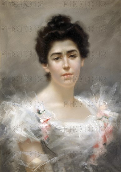 VAAMONDE JOAQUIN 1872-1900
RETRATO DE Dª ROSARIO DE GURTUBAY Y GONZALEZ DE CASTEJON- DUQ DE HIJAR-1897-PASTEL/PAPEL- 65x50 cm
MADRID, COLECCION DUQUES DE ALBA
MADRID
This image is not downloadable. Contact us for the high res.