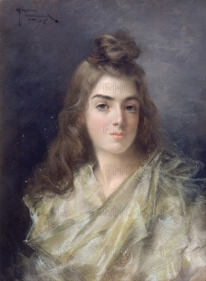 VAAMONDE JOAQUIN 1872-1900
RETRATO DE Dª SOL FITZ-JAMES STUART Y FALCO- DUQ DE SANTOÑA-1895-PASTEL/PAPEL- 59x44 cm
MADRID, COLECCION DUQUES DE ALBA
MADRID
This image is not downloadable. Contact us for the high res.