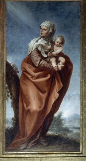 CANO ALONSO 1601/1667
SANTA ISABEL Y SAN JUAN - RETABLO DEL NIÑO JESUS
GETAFE, IGLESIA DE SANTA MARIA MAGDALENA
MADRID